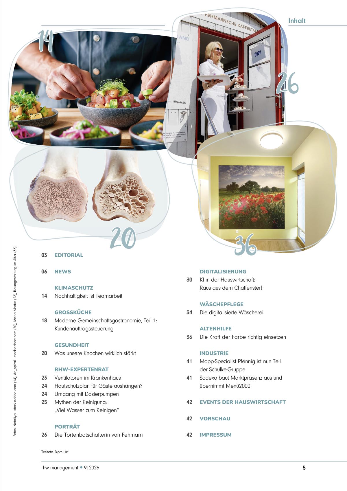 rhw_Management_2026_09.indd Inhalt des Magazins f.Hauswirtschaft -rhw 7-8