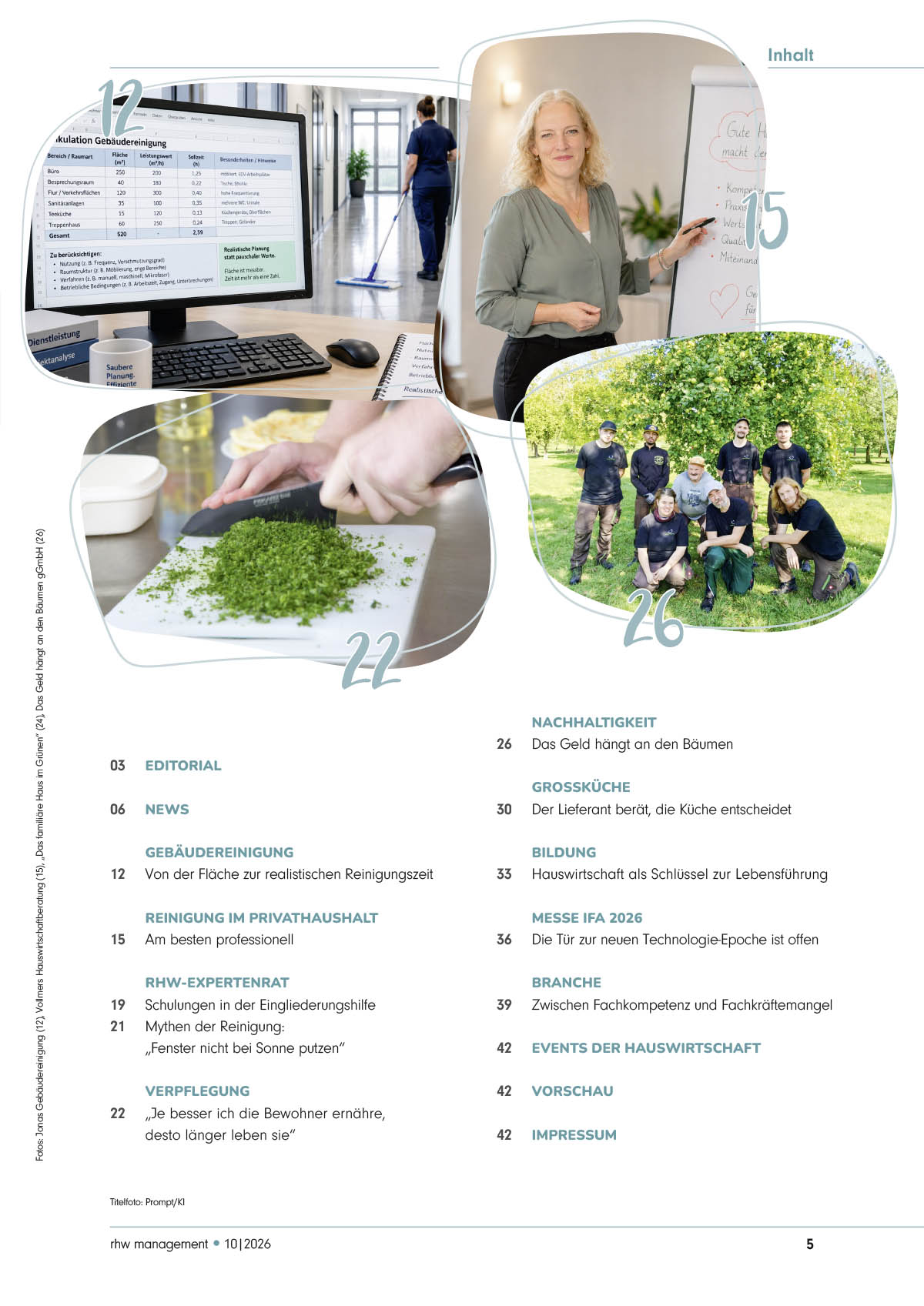 rhw management 10/2026 Gesamtausgabe hauswirtchaft-zeitschrift-Inhalt-10/26